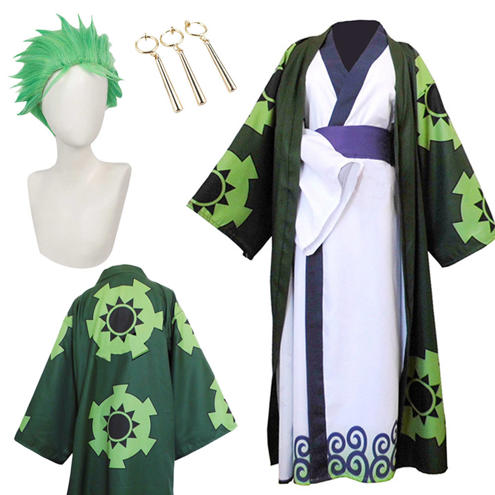 Men'S Kimono Accessories - Wano Country Roronoa Van Zoro Cosplay