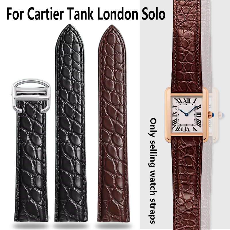 Men'S Accessories London - Krokodil Horlogeband 16 18 20 22
