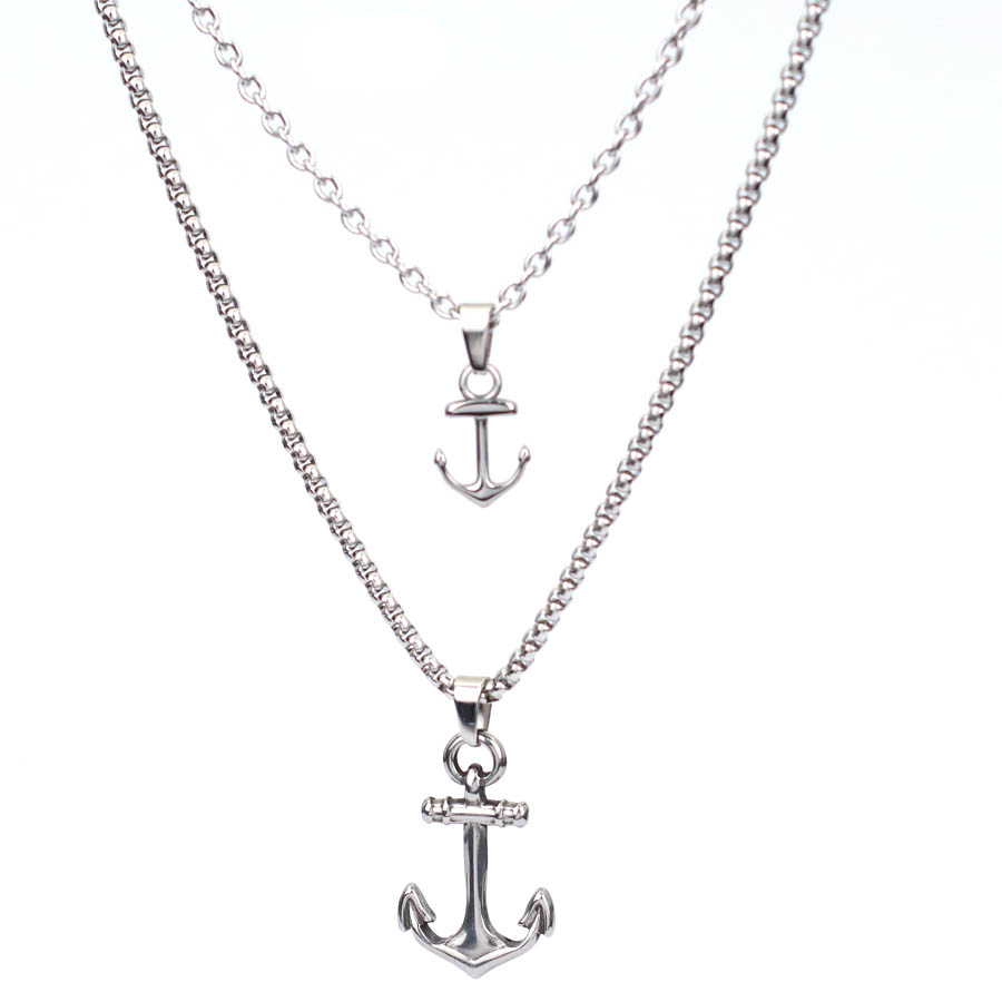 Men Accessories Neck Chain - Hiphop Anker Ketting Voor Mannen 2