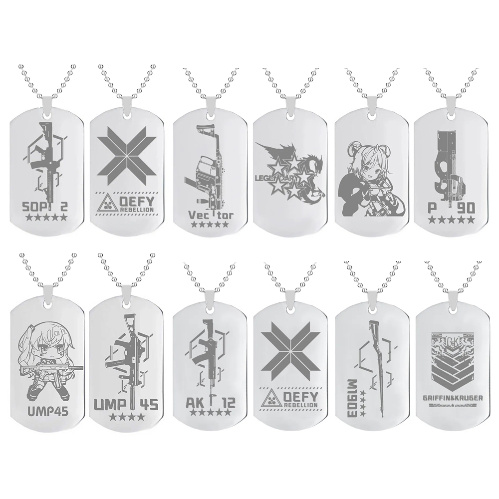 Men Accessories Neck Chain - Meisjes Frontlinie Ketting Voor Vrouwen Ump45