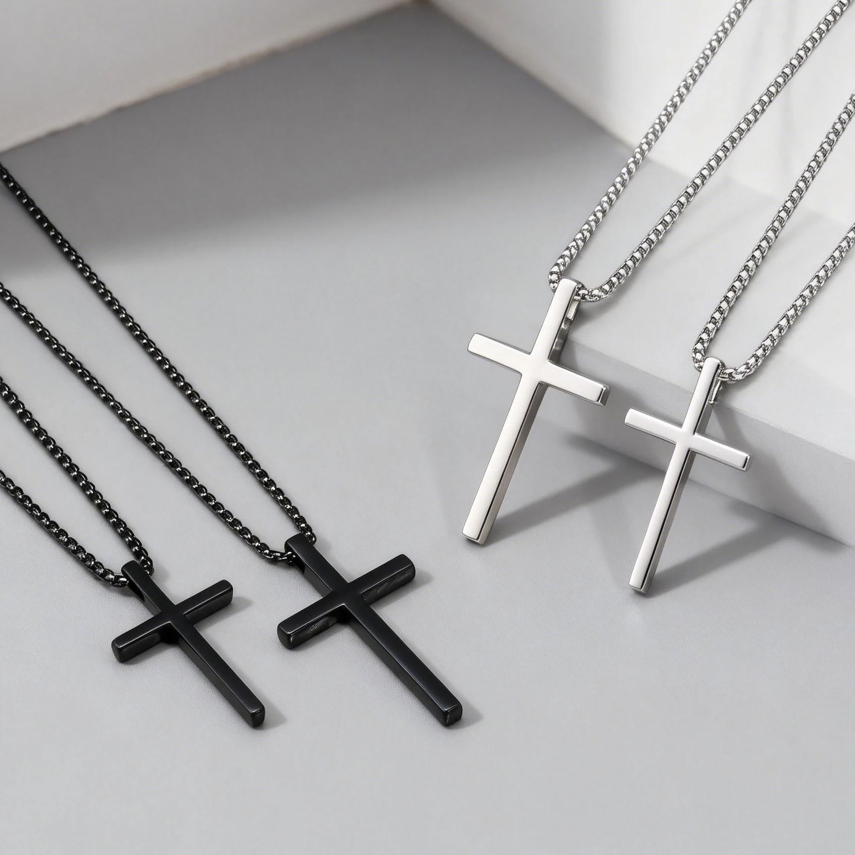 Men Accessories Neck Chain - Trendy christelijke religie ketting voor dames