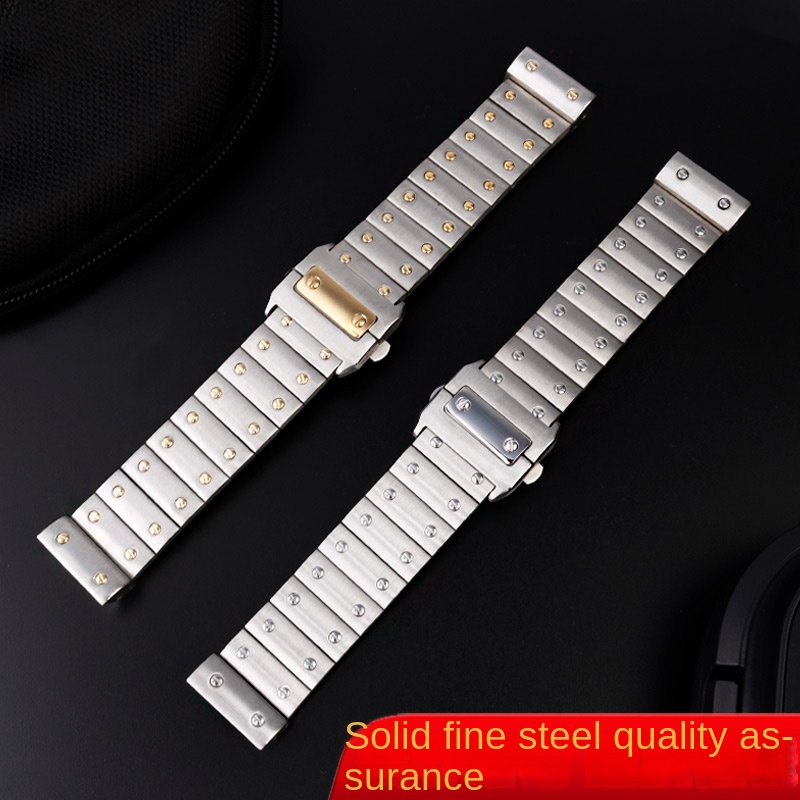Stevige horlogeband van roestv - Men'S Accessories Cartier recensie en prijs