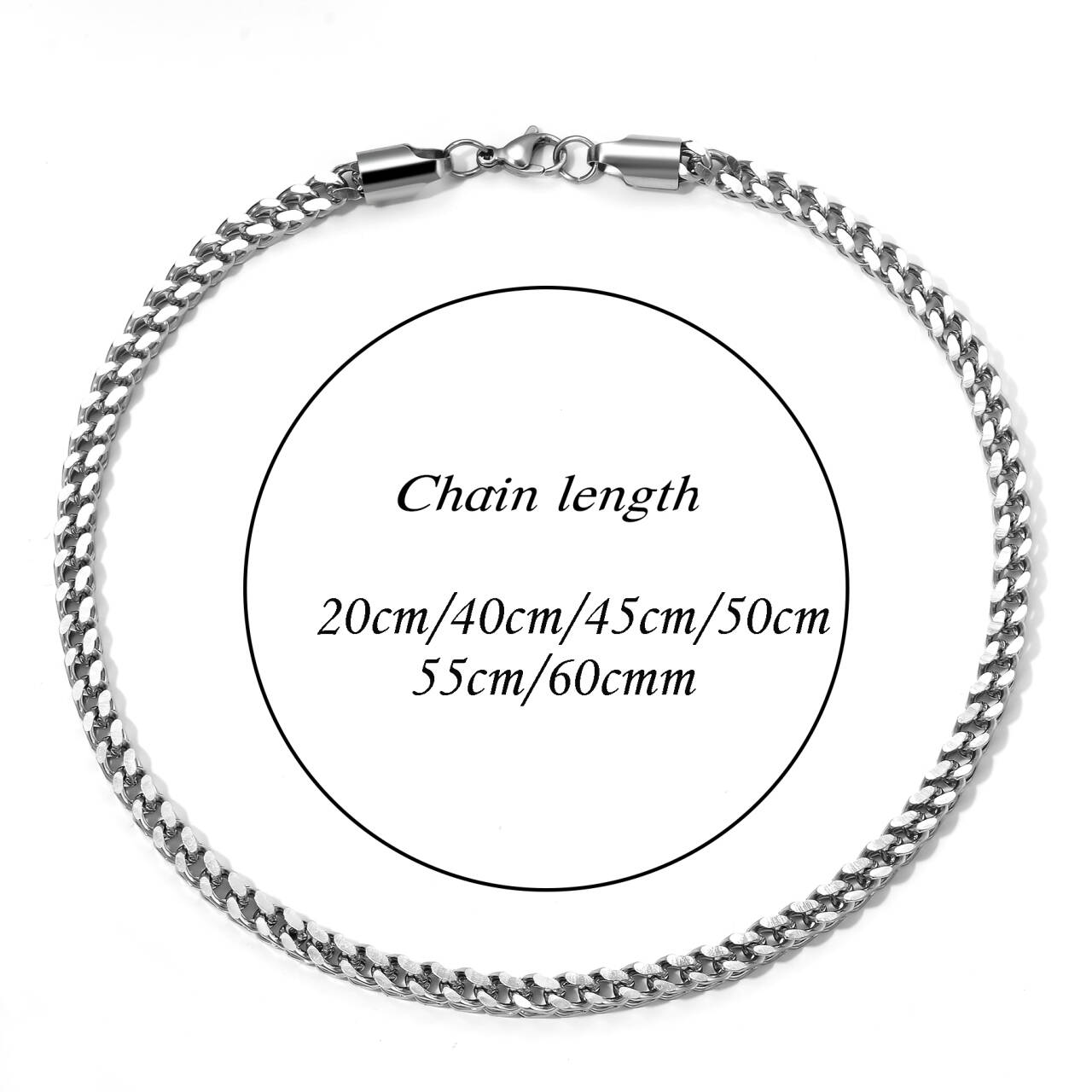 Roestvrijstalen ketting met ge - Men Accessories Neck Chain recensie en prijs