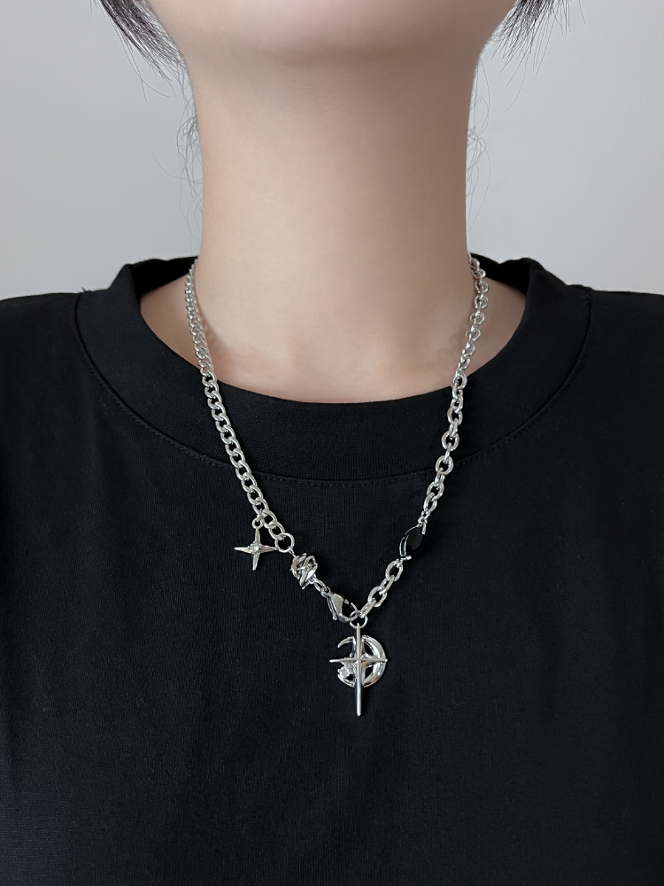 2023 Koreaanse Fashion Goth Pu - Men Accessories Neck Chain recensie en prijs